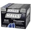 Image 1 : 20-Packs of HALLS Mentho-Lyptus Extra Strong Menthol Cough Drops (9 Per Pack) - New Sealed
