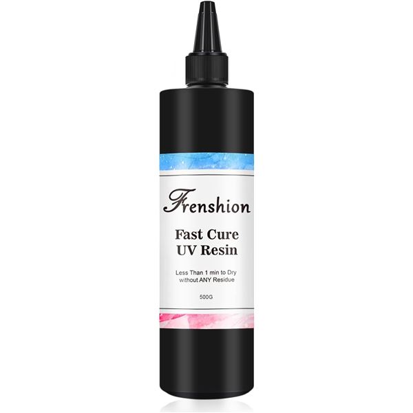 1 Large Bottle of Fast-Cure UV Resin - 500G - Great for Crafting/Casting/Coating - New