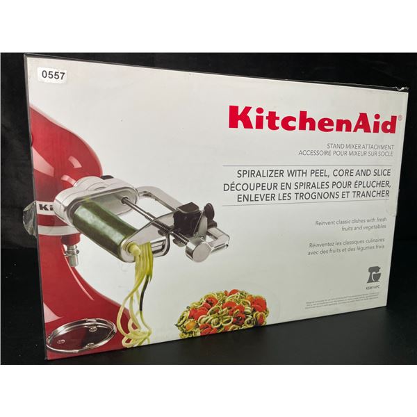 KitchenAid Spiralizer with Peel, Core, and Slice; Stand Mixer Attachment - Brand New!!