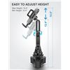 Image 8 : 1 TopGo Car Cup Holder Phone Mount - Sturdy/Adjustable Height (Fit Phones up to 4" Wide) - New