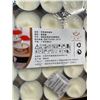 Image 2 : 200PC Unscented Tealight Candles - 4hr Burn Time - New