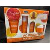 Image 1 : 1 BeautyHost VC Brighten Travel Kit - 4PC Vitamin C Skincare Kit for Brightening/Hydration; New