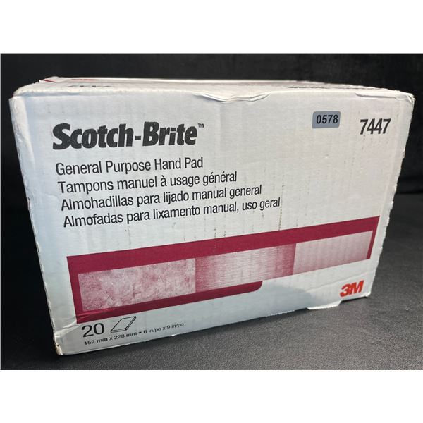 Scotch-Brite 20-Pack of General Purpose Hand Pads; 9 in x 6 in Size - New