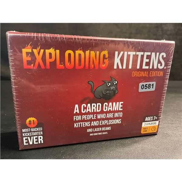 1 Exploding Kittens Card Game - Original Edition - New Sealed