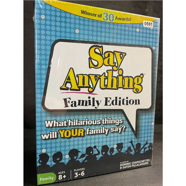1 Say Anything Family Edition (for Ages 8+) For Family Game Night - New Sealed