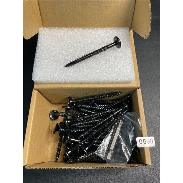 50PC Heavy-Duty Outdoor Wood Screws/Star Drive Deck Screws (2-7/8" Size) - New