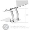 Image 5 : 1 Desire2 View Supreme Dual Pivot Adjustable Laptop Riser Stand - For 10-17" Laptops - New