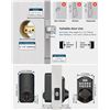 Image 9 : Teeho TE001 Keyless Entry Door Lock with Digital Keypad - Oil Rubbed Bronze Color - New