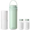 Image 2 : 1 Portable Breast Milk Cooler (20oz) with 2 Milk Storage Bottles - Brand New SEALED!