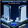 Image 4 : 1 PS5/Slim/Pro Stand and Cooling Station with Controller Charger - New