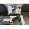Image 1 : 3 Mini Hot Glue Guns (20W); White Glue Guns with Glue Sticks - Multi-Purpose; Great for DIY/Crafts