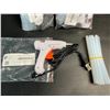 Image 2 : 3 Mini Hot Glue Guns (20W); White Glue Guns with Glue Sticks - Multi-Purpose; Great for DIY/Crafts