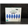 Image 1 : 1 6-Pack of Edishine Blue LED Light Bulbs - New
