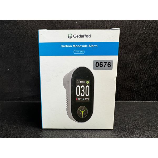 1 Gedsffati Carbon Monoxide Alarm with Smart Screen - New