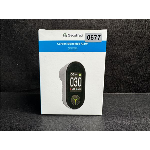 1 Gedsffati Carbon Monoxide Alarm with Smart Screen - New