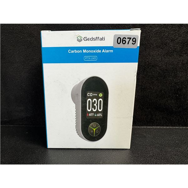 1 Gedsffati Carbon Monoxide Alarm with Smart Screen - New