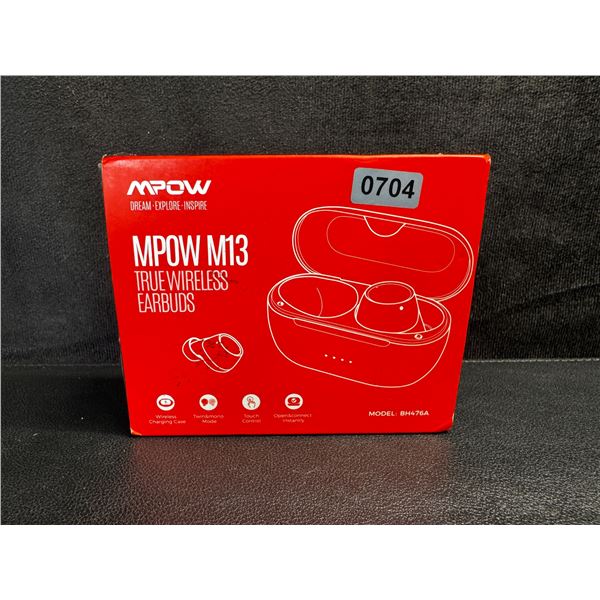 1 Pair of MPOW M13 True Wireless Ear Buds - New
