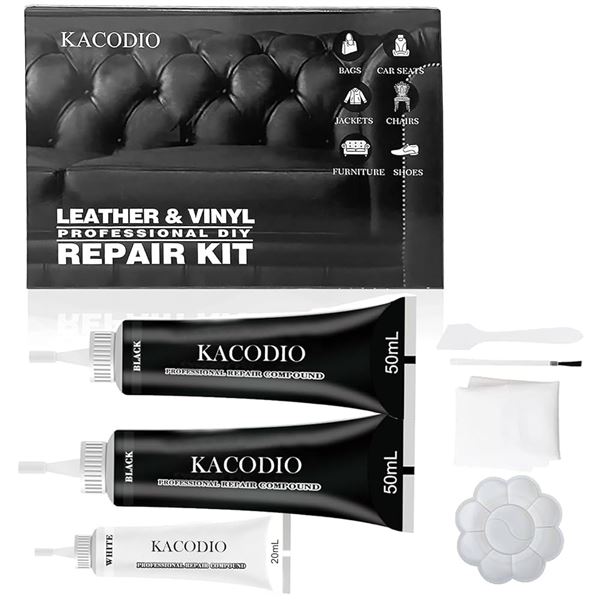 1 Kacodio Professional Leather and Vinyl Repair Kit - New