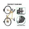 Image 3 : 2 Pack of Mountable Swivel Bike Racks with Tire Stops - New