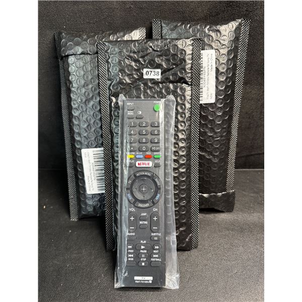3 Sony Smart Remotes (RMT-TX100U) - New