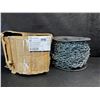 Image 2 : 1 100FT Roll of #12 Jackchain - Bright Steel Zinc Coated - New