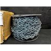 Image 3 : 1 100FT Roll of #12 Jackchain - Bright Steel Zinc Coated - New