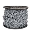 Image 1 : 1 100FT Roll of #12 Jackchain - Bright Steel Zinc Coated - New
