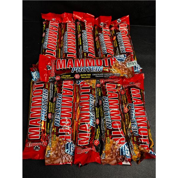 11 Mammoth Protein Bars - Chocolate Caramel Crunch - EXP 4/4/26