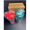 Image 3 : 1 2-Pack of Teal and Red Blender Bottles - New