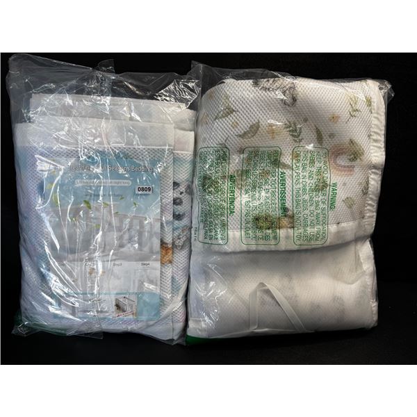 2 Fresh Breathable Animal Pattern Mesh Crib Liners - Open Box