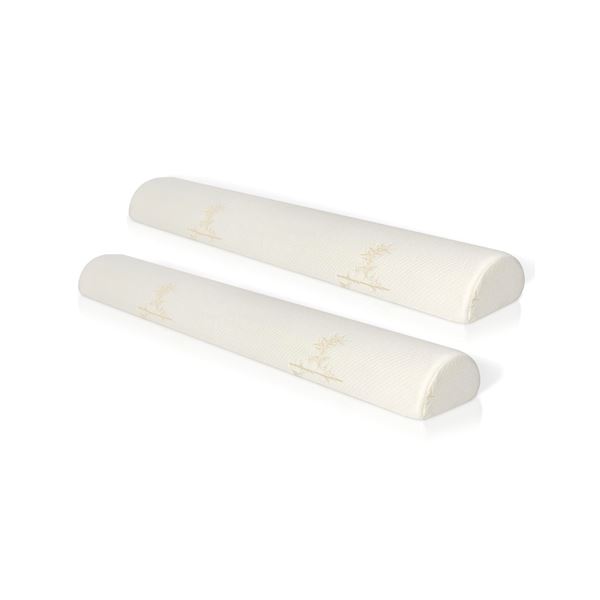 1 Box (2-Pack) of Milliard Toddler Foam Bed Rails with Bamboo Covers Water Resistant! - New