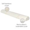 Image 4 : 1 Box (2-Pack) of Milliard Toddler Foam Bed Rails with Bamboo Covers Water Resistant! - New