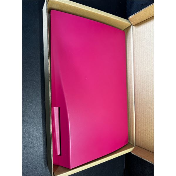 1 Set of Cosmic Red PlayStation 5 Plates (Disc Version Only PS5 Original) - New