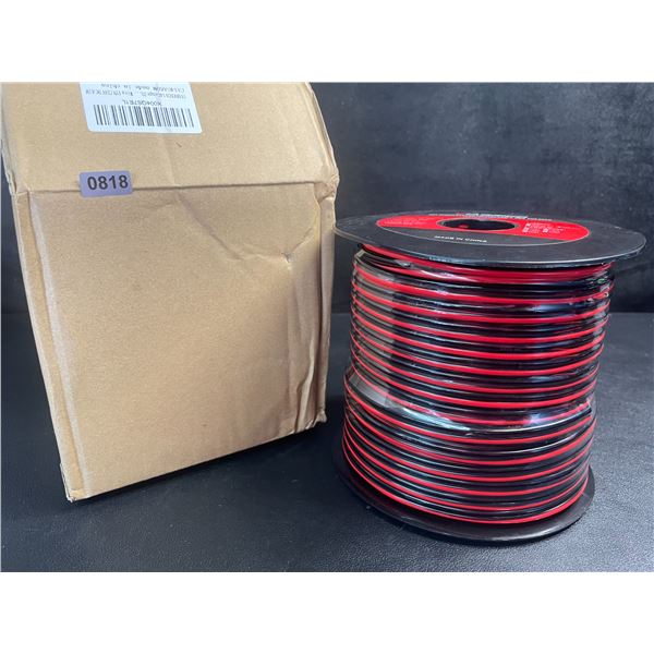Viabrico 14Gauge Red/Black Electrical Wire; 135FT Large Roll; Copper Clad Aluminum Wire - New