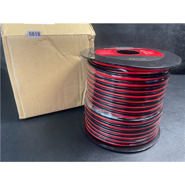 Viabrico 14Gauge Red/Black Electrical Wire; 135FT Large Roll; Copper Clad Aluminum Wire - New