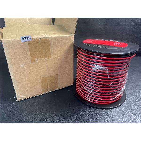 Viabrico 16Gauge Red/Black Electrical Wire; 135FT Large Roll; Copper Clad Aluminum Wire - New