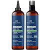 Image 1 : 2-Pack of Botanic Hearth Rosemary Hair Oils (198mL) Volumizing, Thickening, Strengthening - New