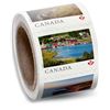 Image 1 : 1 Roll of 100PCS Canada Permanent Domestic Rate Mail/Shipping Stamps - New