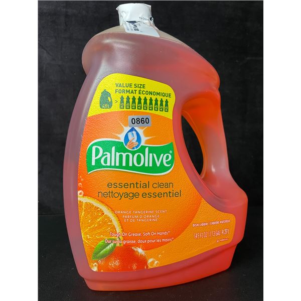 Palmolive Essential Clean Dish Soap (4.27L Large Jug) Orange Tangerine Scent - New