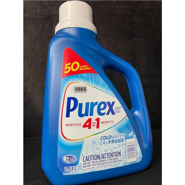 1 Jug of Purex 4-in-1 Coldwater Liquid Laundry Detergent - 2.03L/50 Loads - New