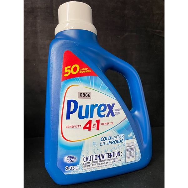 1 Jug of Purex 4-in-1 Coldwater Liquid Laundry Detergent - 2.03L/50 Loads - New