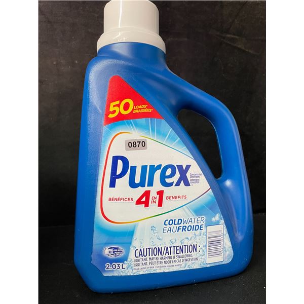 1 Jug of Purex 4-in-1 Coldwater Liquid Laundry Detergent - 2.03L/50 Loads - New
