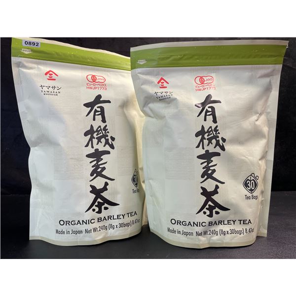 2 Bags of Organic Barley Tea (30 Tea Bags Each) Made in Japan - New (BB: 02/JUN/2027)