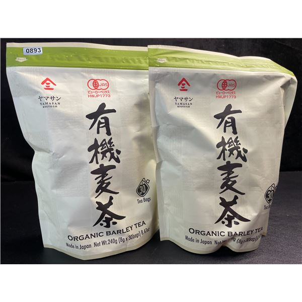 2 Bags of Organic Barley Tea (30 Tea Bags Each) Made in Japan - New (BB: 02/JUN/2027)