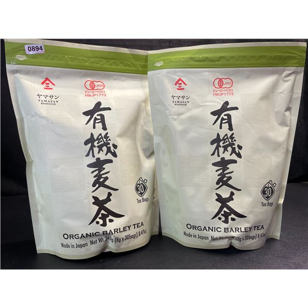 2 Bags of Organic Barley Tea (30 Tea Bags Each) Made in Japan - New (BB: 02/JUN/2027)