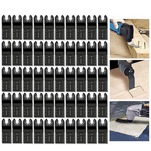 100PC Wood Oscillating Multitool Saw Blades Set; Work Great on Wood and Plastic - New