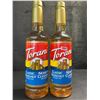 Image 1 : 2 Torani Classic Hazelnut Flavoring Syrups (750ml) - New Sealed (BB: 01-FEB-2027)
