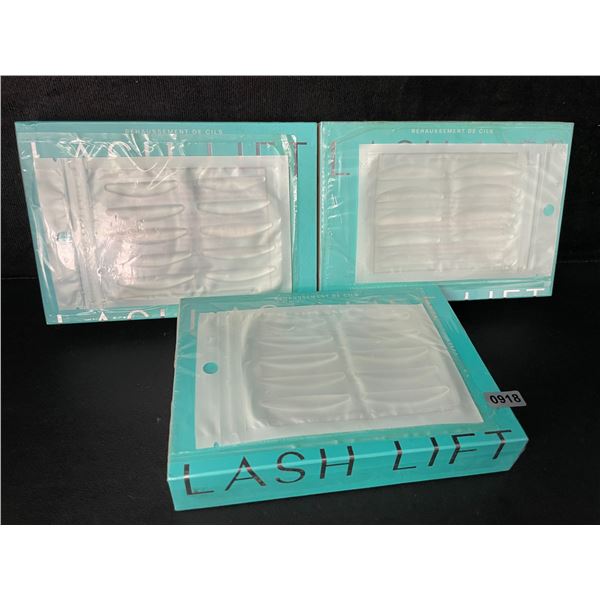 3 Lash Lift Kits - DIY At-Home Lash Lifting Complete Beauty Kits - New Sealed