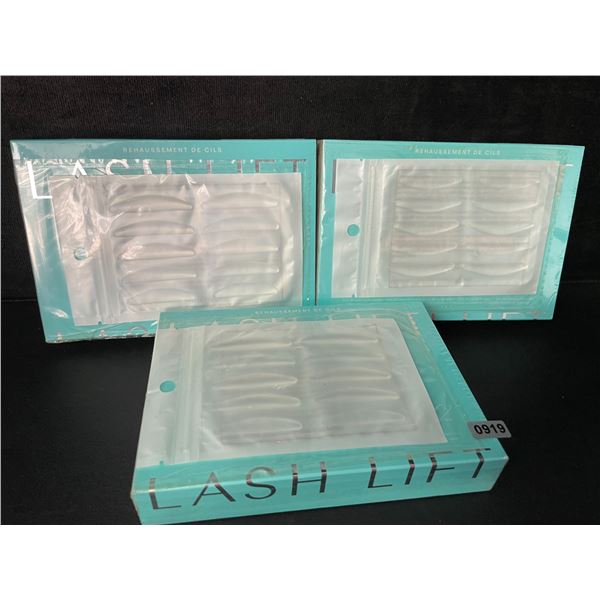 3 Lash Lift Kits - DIY At-Home Lash Lifting Complete Beauty Kits - New Sealed