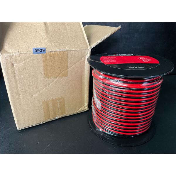 Viabrico 16Gauge Red/Black Electrical Wire; 135FT Large Roll; Copper Clad Aluminum Wire - New